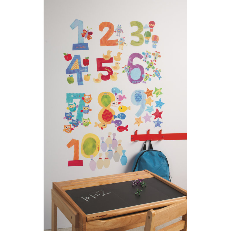 Peel and Stick Counting Numbers Wall Decal & Reviews AllModern